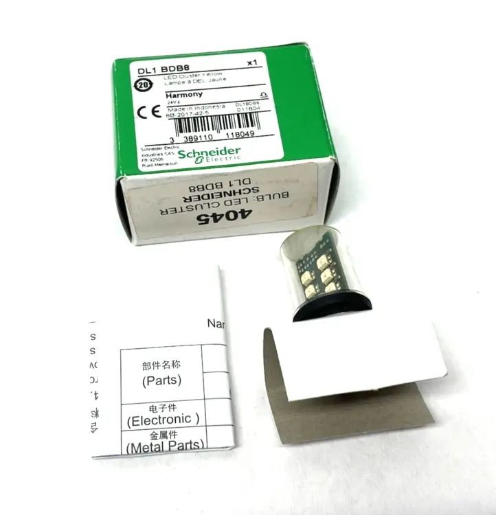 New | in-Stock Schneider Electric Harmony LED Cluster Lamp Bulb, Yellow, 24V Light Source Equipment Michigan US | Maverick Industrial Sales #1401300