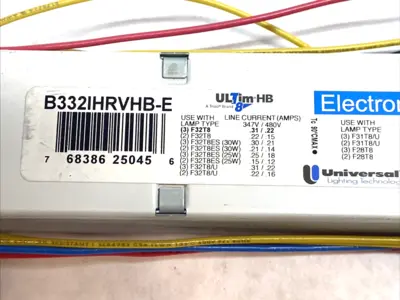 Used Universal Ballast F32T8 347-480V High Output ULTim8 Lighting Michigan US | Maverick Industrial Sales #1400783