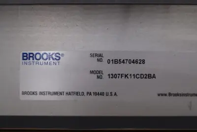 BROOKS INTRUMENT MODEL 1307FK11CD2BA FLOWMETER NEW STOCK G230A