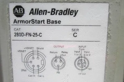 NEW ALLEN BRADLEY 284D-FHB7P6Z-25-RR-DB-SB CONTROL MODULE WITH 280D-FN-25-C