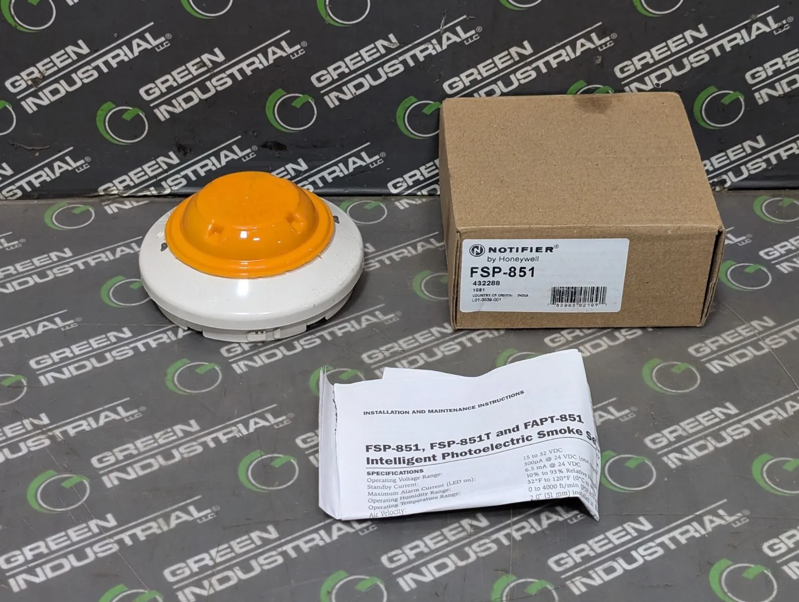 Notifier FSP-851 Photoelectric Smoke Detector Head Ivory New NIB