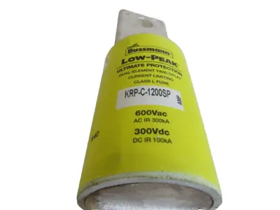 NEW LOT OF 3 BUSSMANN KRP-C-1200SP LOW PEAK FUSES KRPC1200