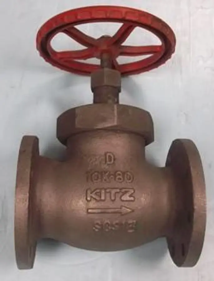 QTY. 1. KITZ GLOBE VALVE 10K-80 SCS13 SCREWED BONN...