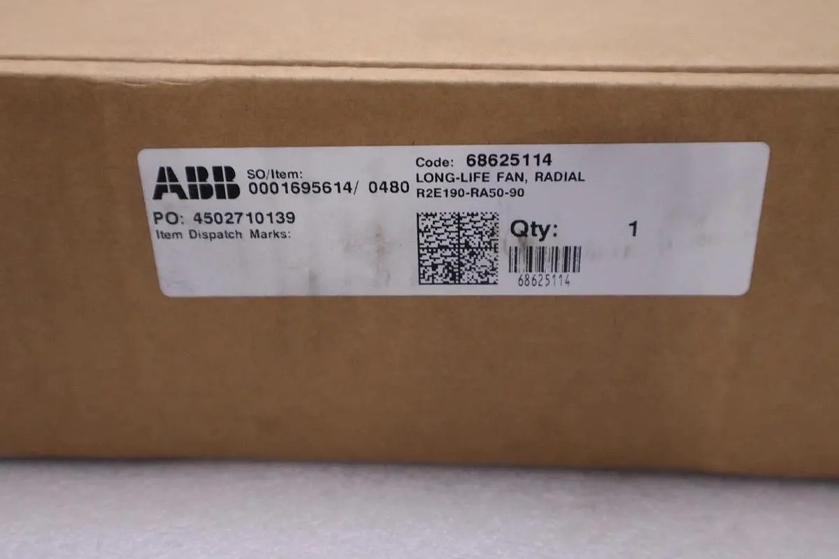 ABB R2E190-RA50-90/ 68625114 LONG LIFE FAN RADICAL - STOCK GF190