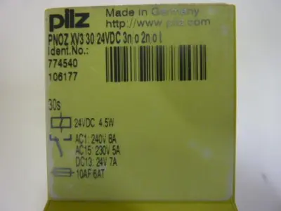 USED PILZ PNOZXV330/24VDC3N/O2N/OT
