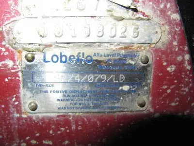 Lobeflo 4 inch Positive Displacement Pump