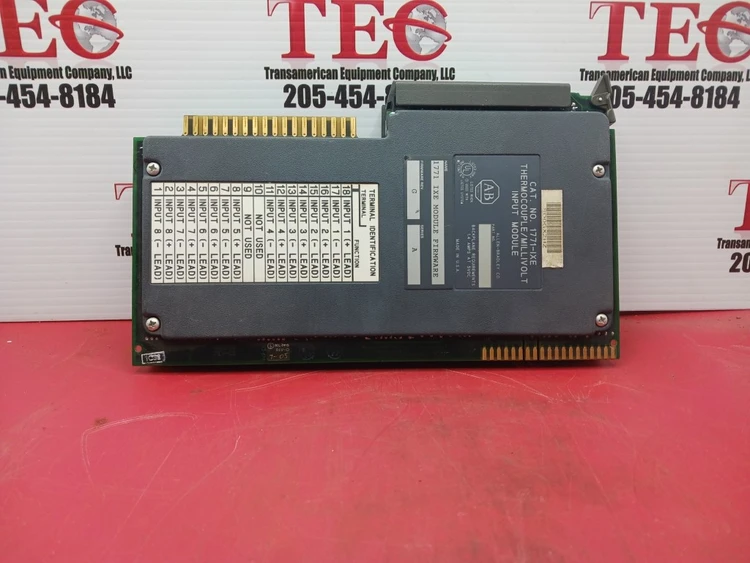 New | in-Stock ALLEN BRADLEY 1771-IXE PLC Input & Output Alabama US | Transamerican Equipment Company #705738