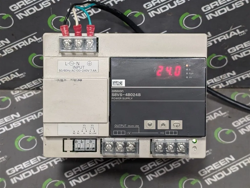 Omron S8VS-48024B Power Supply Module with Digital Display 24VDC 20A Used