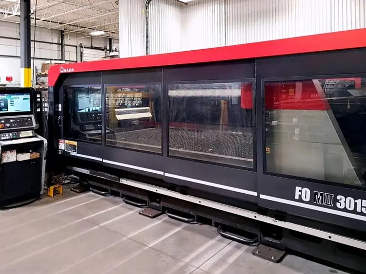 Used 2015 AMADA FOM2 3015 NT Laser Cutters Illinois US | Machine Factory Outlet #1263609