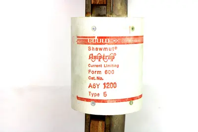 Gould Shawmut A6Y1200 Amp-Trap Type 5 Current Limiting Fuse, 1200 Amps