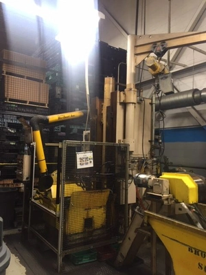 AMERICAN BROACH, Vertical Surface Broaching Machine, Single Ram, Model 10TON-54”