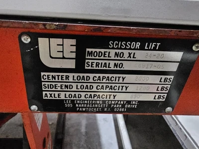 Used Lee _UNKNOWN_ Scissor Lifters South Carolina US | ISP Equipment Group #1319093