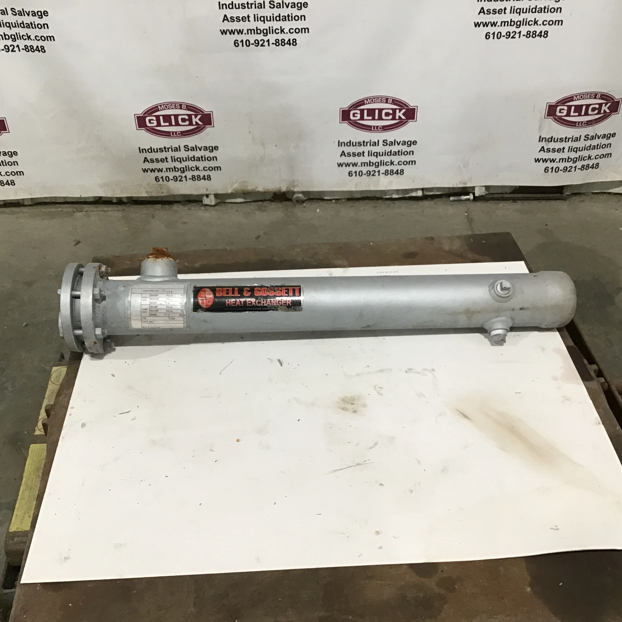 Bell & Gossett 452G100755200 Heat Exchanger Stainless Steel Tubing Inside