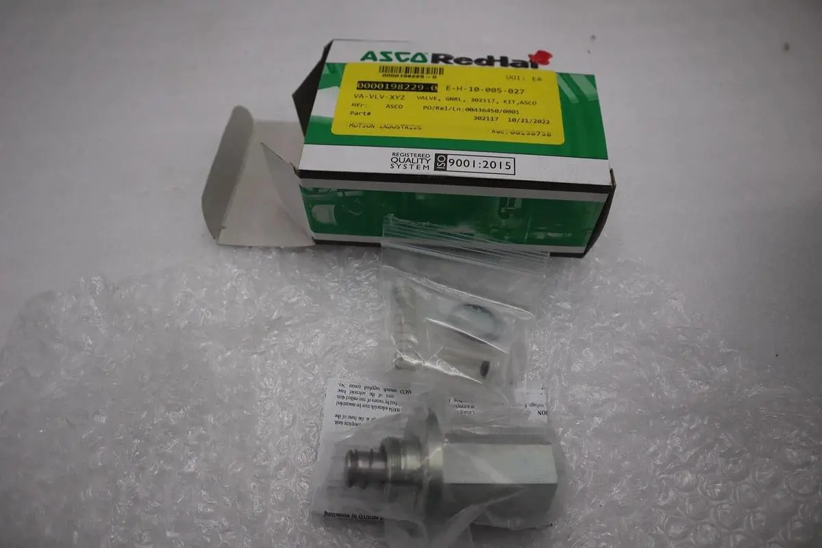 NEW ASCO 302117 Solenoid Valve Rebuild Kit STOCK G814A