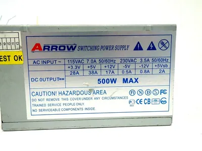 USED ARROW SWITCHING POWER SUPPLY 500W