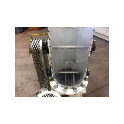 Used 10" Semco Rotary Valve w/ Dual Shaft Agitated Hopper