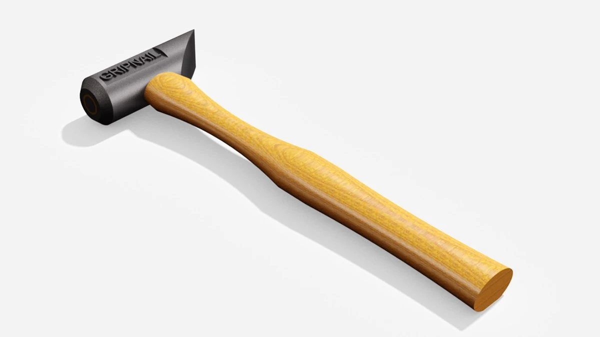 Magnetic Hand Hammer – Cast steel head with embedded magnets that securely hold fasteners.