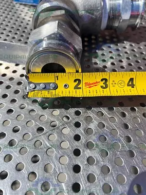 USED CHALMERS & KUBECK 19226LCO PRESSURE RELIEF VALVE 70 PSI, 1" SANITARY FITTING