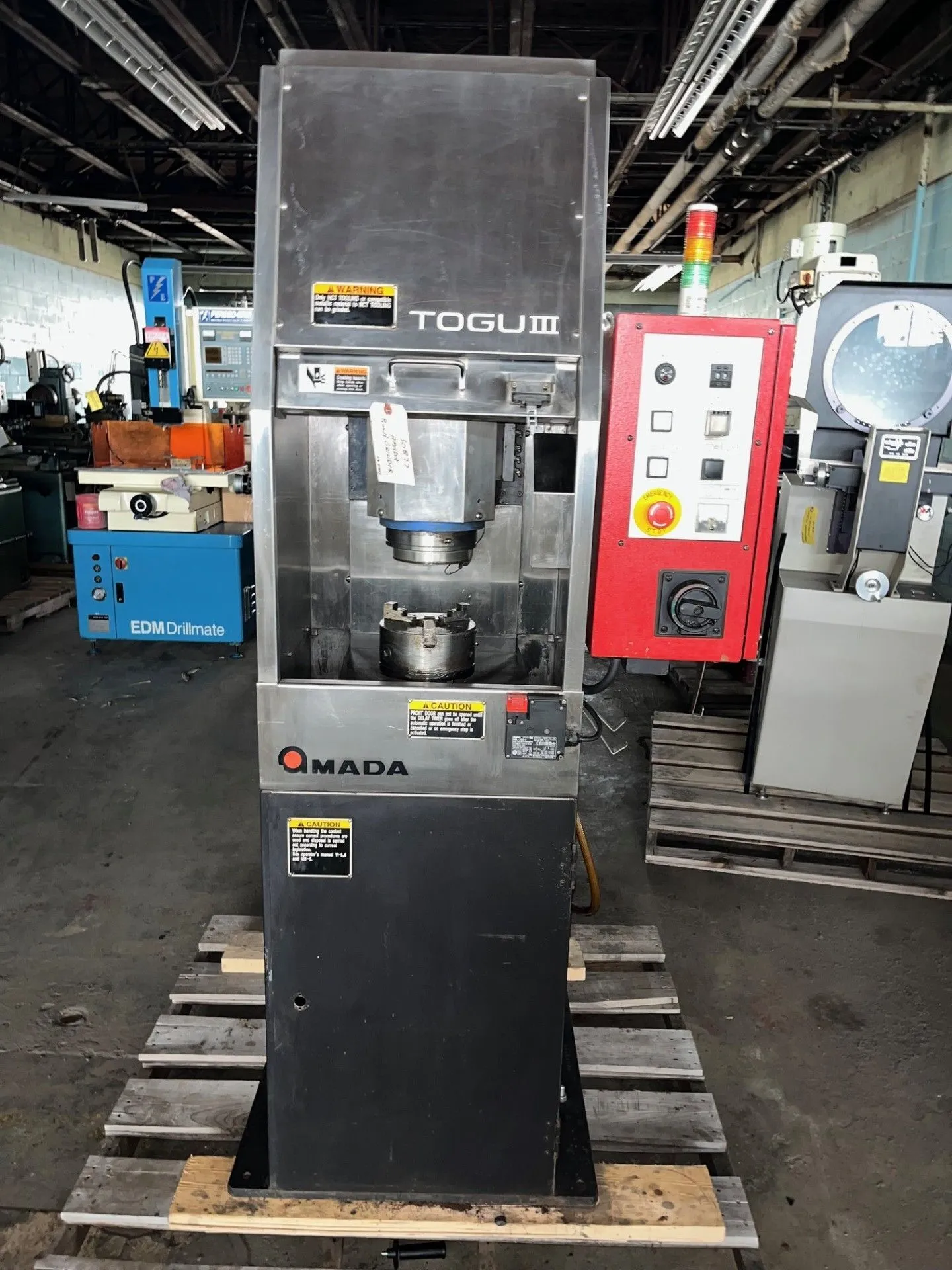 6.30” AMADA “TOGU-III-US” AUTOMATED TOOL GRINDER FOR PUNCH PRESS TOOLING