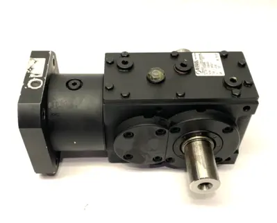 USED VOGEL PRECISION BEVEL HELICAL GEARBOX, ANGULAR I=9,60 SOLID SHAFT 30842