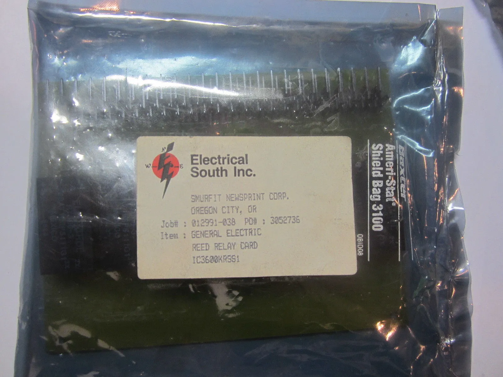 REFURBISHED GE FANUC IC3600KRSS1 SEALED RELAY CARD IC3600KRSS1A