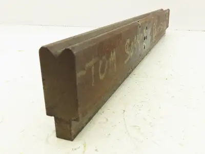 Press Brake Die 19-3/4" Long 90° V 7/16" W 1/4" D 1-13/16" H 1/2" Tang