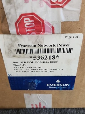 USED Emerson 12-800462-00 , PA431870-L