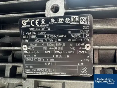 USED ICCNW 3200 Gal ICCNW Mix Tank, S/S, 3 HP