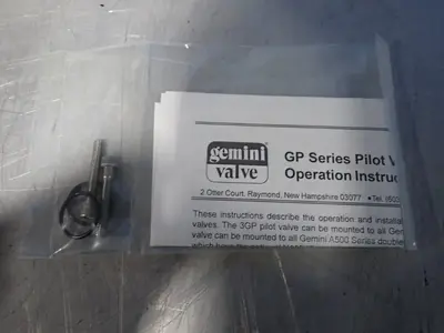 New | in-Stock GEMINI VALVE 3GPMR03D24VDCDS Valves/Fittings | HGR 24 #732451
