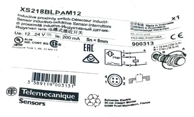 NEW TELEMECANIQUE XS218BLPAM12 INDUCTIVE PROXIMITY SWITCH