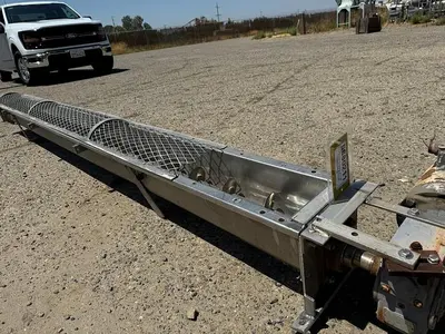 Conveyor, Screw, 6" X 10', Stainless Steel, 3/4 HP, #5880211