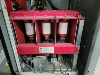 5 kV Motor Starter w/ 800A Vacuum Contactor, GE F35 Relay & 600E Fuses