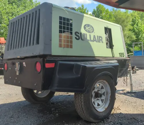 Used 2017 SULLAIR 185D DPQ KU4F Rotary Screw & Sliding Vane Air Compressors Pennsylvania US | National Lift Equipment #1382111