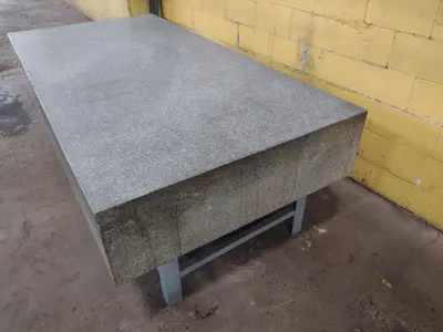 8' X 4' X 14" CHALLENGE PRECISION LAYOUT INSPECTION GRANITE TABLE: STOCK #23785