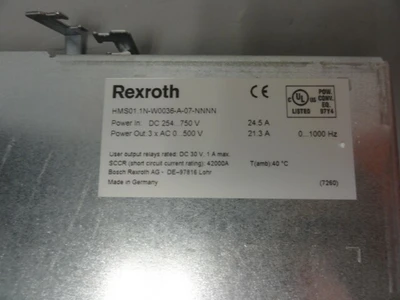 USED REXROTH HMS01.1N-W0036-A-07-NNNN
