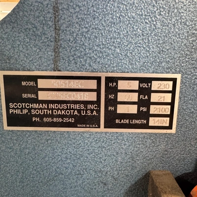 SCOTCHMAN 50514-EC Ironworkers (Equipt) | SNL Machine Trader LLC (5)