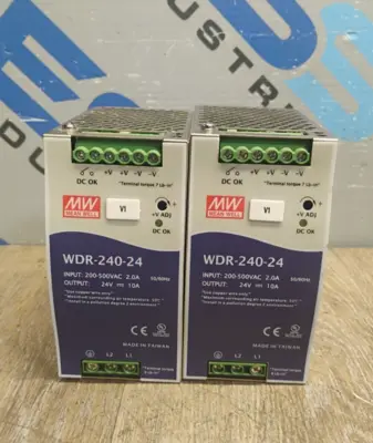 MEAN WELL WDR-240-24 Electrical/PLC/Automation | ESS Industrial Equipment Sales (2)