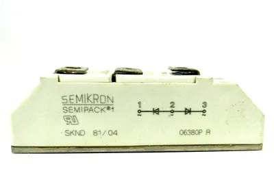 LOT OF 2 USED SEMIKRON SKND 81/04 MODULES SKND8104
