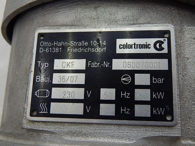Used COLORTRONIC _UNKNOWN_ Conveyor Parts | OCO Industrial #1635048