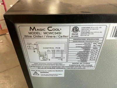 Used MAGIC COOL MCWC34SI Bottle Coolers Michigan US | Miedema Asset Management Group #1761116