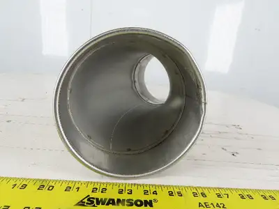 6" Stainless Steel 45° Elbow Rolled Ends Quick Connect