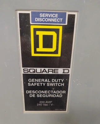 USED Square D D324N