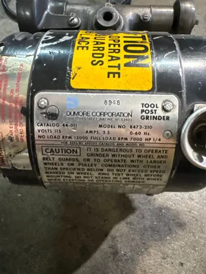 DUMORE 44-011 Pedestal Type Grinders (Double End) | Global Machine Brokers, LLC (4)