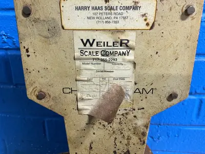Used WEILER SCALE COMPANY 8801 Material Handling (misc) Ohio US | HGR 24 #1293685