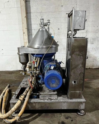 Alfa-Laval VNPX 510 SGD-34GS clarifier centrifuge skid, 316SS.
