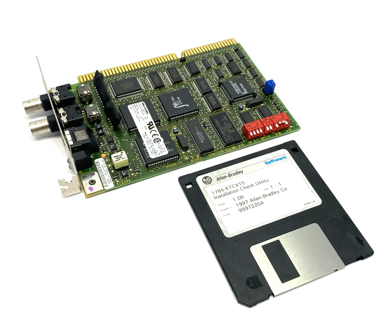 Used Allen-Bradley Ser. B ControlNet Comm Interface Adapter w/ 99972204 Network Cards Michigan US | Maverick Industrial Sales #1454340