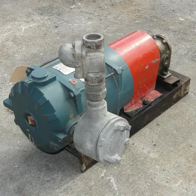 SPC6446  Pump 3/4" inlet Sherwood positive displacement pump .5 hp, Bronze