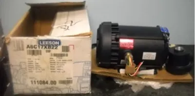 QTY. 1. LEESON MOTOR, ELECTRIC MOTOR FOR HAZARDOUS...