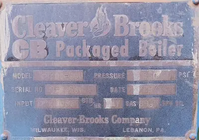 USED 1974 CLEAVER BROOKS CB200-300