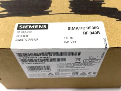 New | in-Stock Siemens SIMATIC RF340R Reader M12 8-Pin 75mm x 75mm x 41mmm Industrial Controls Michigan US | Maverick Industrial Sales #1393261